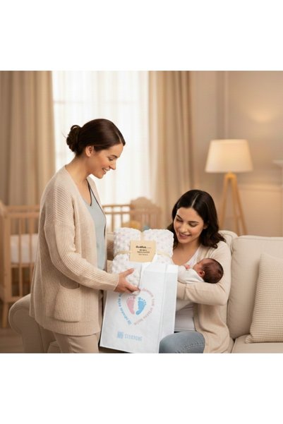 Özdilek Tomurcuk Baby Blanket - Diaper Bag with Gift