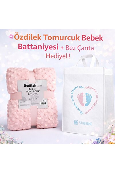STOKHOME Baby Blanket with Cloth Bag