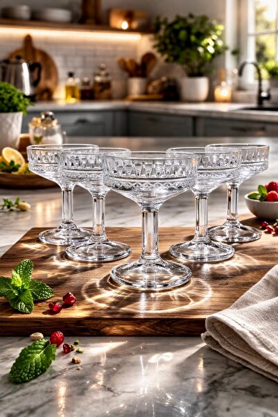 Maloria Elysia Minik Pinterest Ayaklı Kahve Yanı Lokumluk Seti | 50ml - 6'lı