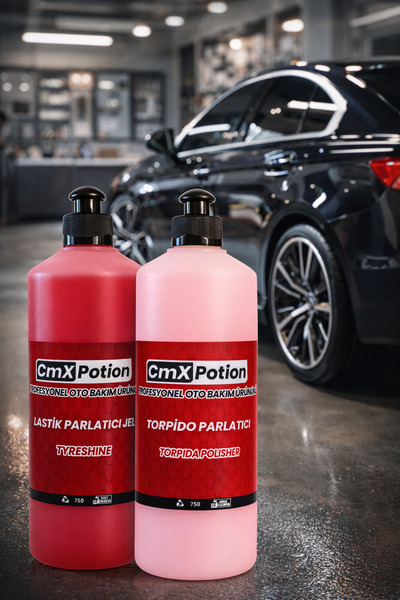 Lastik Parlatıcı Jel 750ml ( TireShine ) + Torpido ve Plastik Yenileyici 750 ml