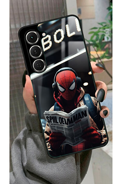 TECNO Spark 40 Pro Uyumlu Örümcek Adam Tasarımlı Glossy Premium Kılıf