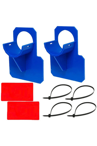 Choice طقمين من حوامل أنابيب حمامات السباحة الزرقاء، دعامات تثبيت الأنابيب من...