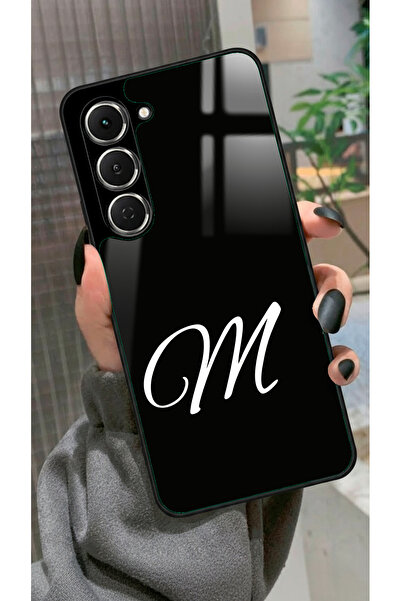 TECNO Spark 40 Pro Uyumlu M Harfi Yazılı Glossy Premium Kılıf