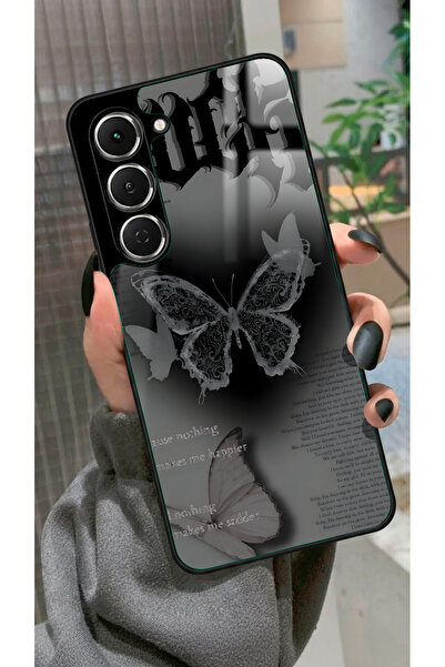 TECNO Spark 40 Pro Uyumlu Kelebek Tasarımlı Glossy Premium Kılıf