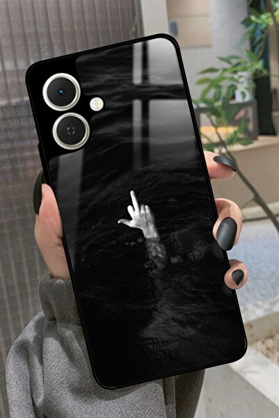 TECNO Spark GO 2 Uyumlu El Haraketi Tasarımlı Glossy Premium Kılıf