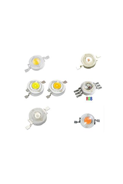 DORA LED Power Led 1 Watt 350mA - GünIşığı 10 Adet