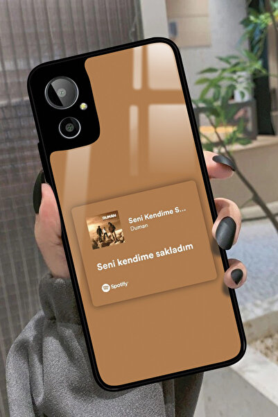 General Mobile Gm 23 SE Uyumlu Şarkı Sözü Tasarımlı Glossy Premium Kılıf