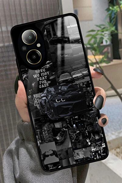 realme 12 Lite Uyumlu Araba Posteri Tasarımlı Glossy Premium Kılıf