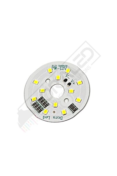 DORA LED 12Volt 7Watt Smd 2835 Ledli Led Modül 10mm Delik Çaplı Beyaz 12V 7W ...