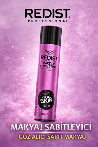 Redist Makyaj Sabitleyici Sprey – Gün Boyu Kalıcı Ve Taze Görünüm Için 300 ml...