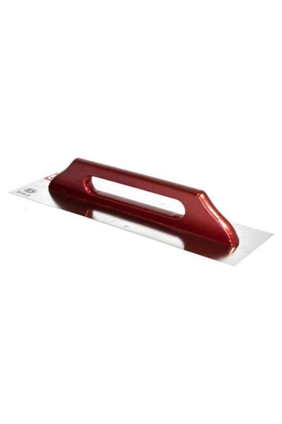 olejnik Gletiera inox, pentru adezivi, 38x13 cm x 1.2 mm, maner lemn lung,