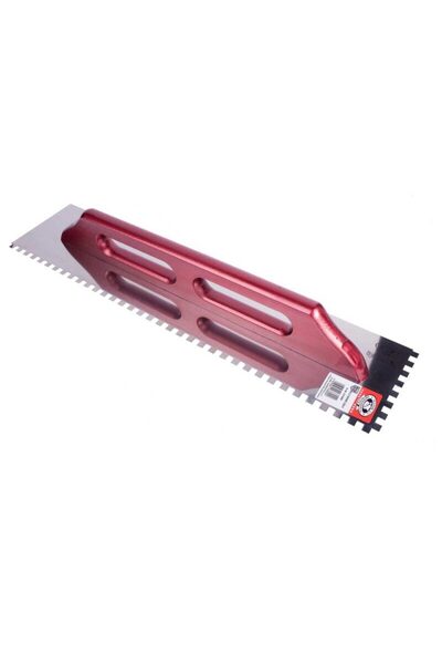 olejnik Gletiera inox, pentru adezivi, cu zimti, 10x10 mm, 68x13 cm x 1.2 mm,...