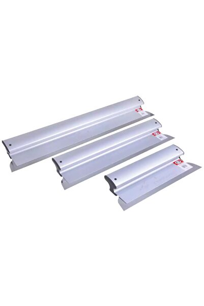 olejnik Set 3 gletiere profesionale, aluminiu, lama inox, 40, 60, 80 cm, Ergo...