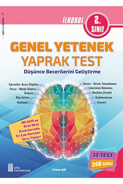 Ata Yayıncılık 2. Sınıf Bilsem Genel Yetenek Yaprak Test