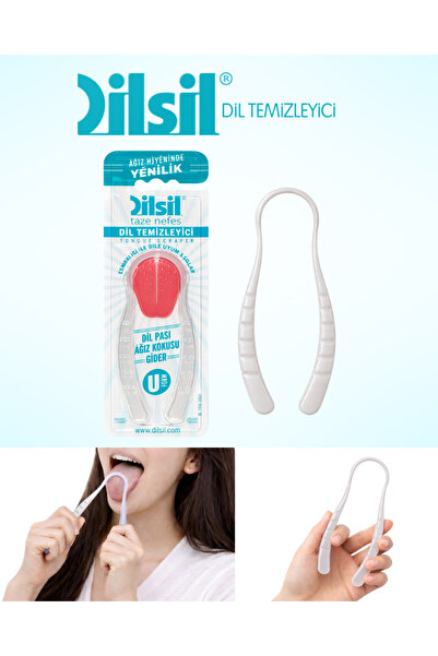 Dilsil Dil Temizleyici Ağız Kokusunda Etkili Şeffaf