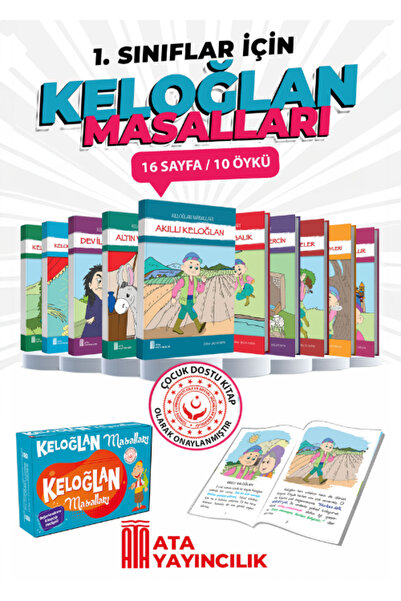 Ata Yayıncılık Keloğlan Masalları 1 Ve 2. Sınıflar