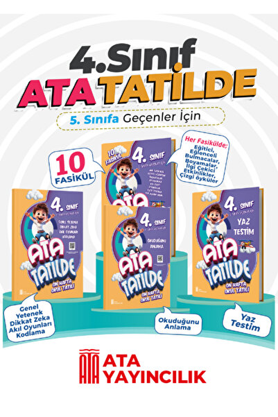 Ata Yayıncılık 4. Sınıf Ata Tatilde Setimiz