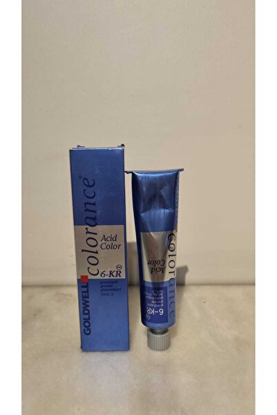 GOLDWELL Colorance Acid Color Amonyaksız Yarı Kalıcı Saç Ucu Boyası 6-KR- Nar...
