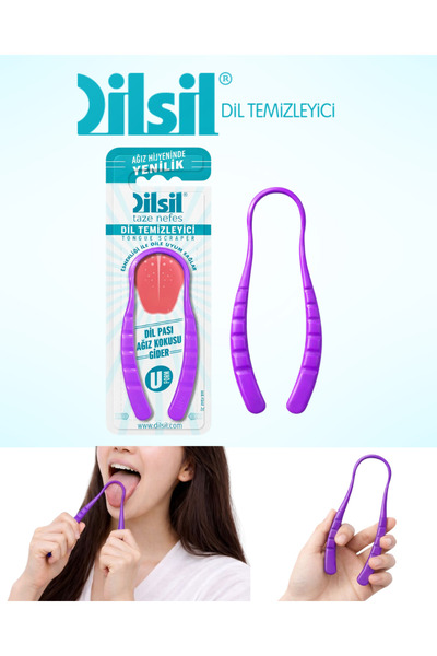 Dilsil Dil Temizleyici Ağız Kokusunda Etkili Mor