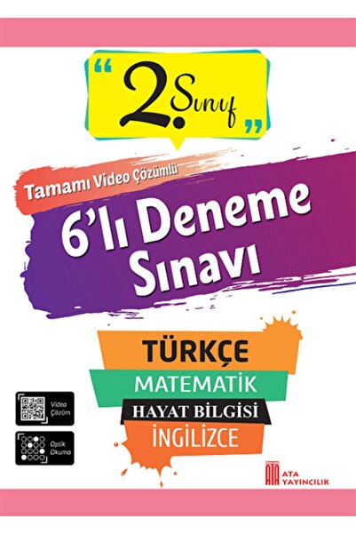 Ata Yayıncılık 2. Sınıf 6'lı Poşet Deneme Sınavı