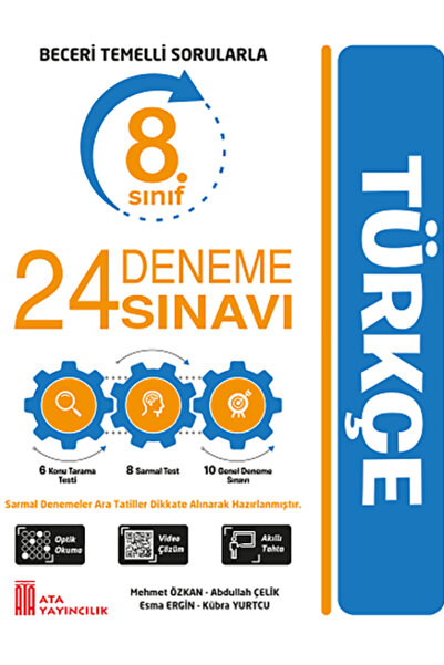 Ata Yayıncılık 8. Sınıf 24 Deneme Sınavı Türkçe
