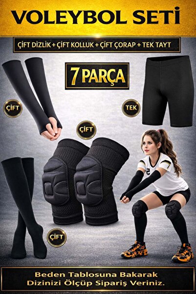 Liggo Volleyball Knee Pads Volleyball Arm Sleeves Volleyball Leggings Socks Set