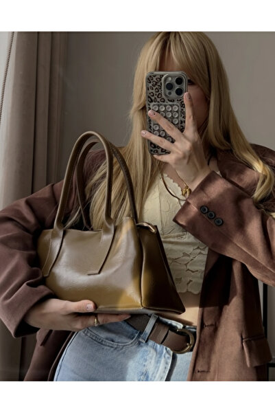 Miesse Yağ Yeşili Polyanna Kadın Omuz Çantası