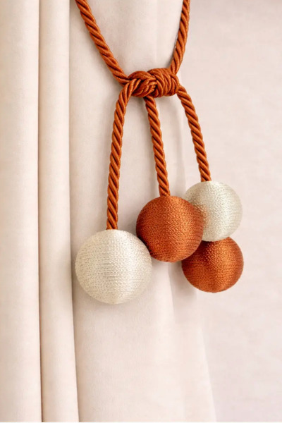 MEFAKS TEKSTİL Modern Sarım 4 Braçol cu bile |   Aparat de fixare a perdelelo...