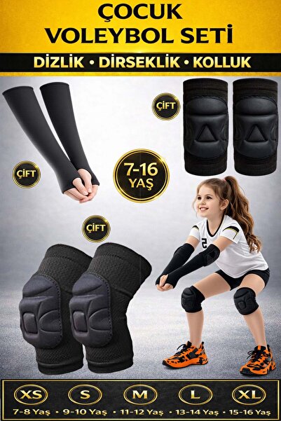 Liggo Children's Volleyball Set: Knee Pads, Elbow Pads and Arm Pads