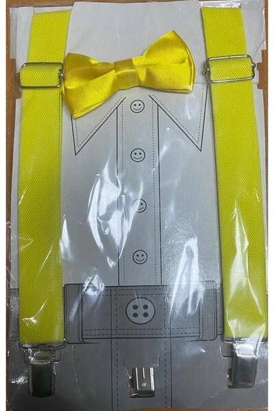 Nacar 23 Nisan Çocuk Ayarlamalı Papyon Ve Askı Takımı Gösteri Kutlama 0-24