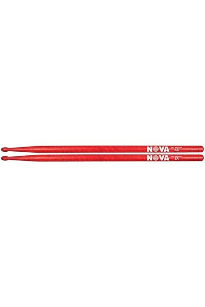 Nova VICFIRTH N5AR باجيت (زوج) 5A خشب أحمر (KIRMIZI)، هيكوري، 1 (زوج) 5A خشب ...