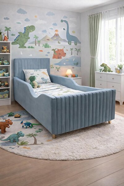 Puf Bebe Montessori serisi _ Çocuk yatağı _ Bebek yatağı 90x190 ölçüde (İç ya...