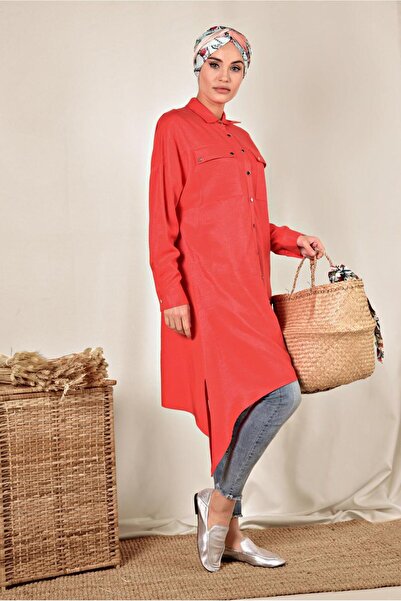 Alvina Asymmetrical Tunic 4855 - Snap Design