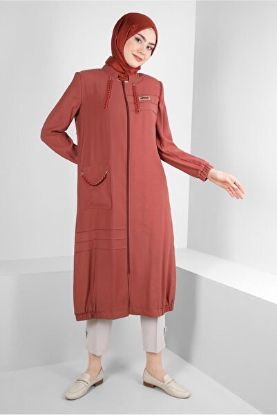 Alvina TRENCH CU FERMOAR DETALIAT LANȚ 10717