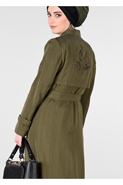 Alvina Jacket with Pockets and Leaf Print 1228