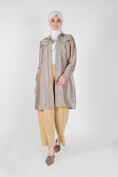 Alvina TUNIKA OD SVETLJIVE TKANINE SA DUGMIĆIMA 41260