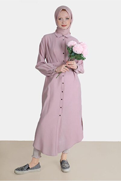 Alvina Tunic with Pile Detail and Belt 42702