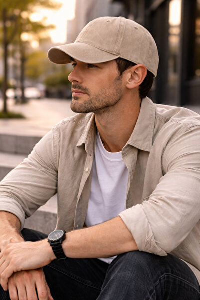 ZERAMİNE Unisex periva vintage kapa, krem boja