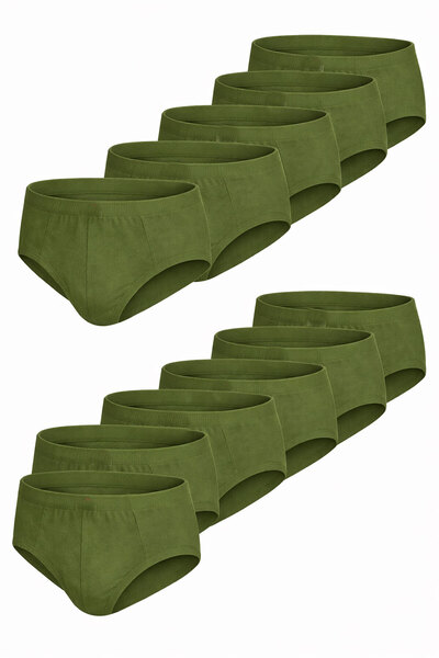 Hepsine Rakip 12 قطعة سراويل داخلية رجالية قطنية قابلة للانزلاق ملونة اقتصادية