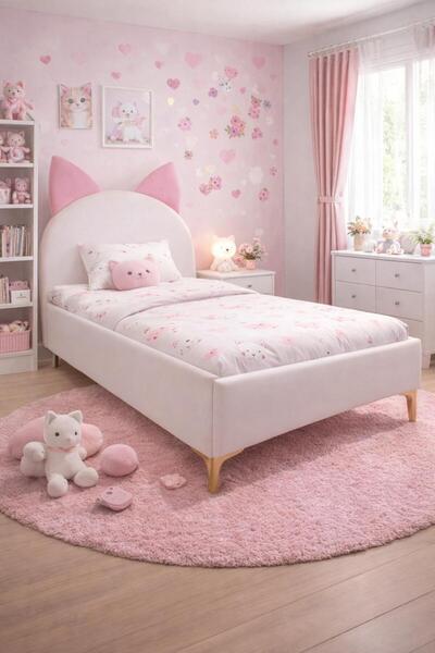 Puf Bebe 120x200 ölçüde Genç çocuk yatağı (iç yatak dahildir)