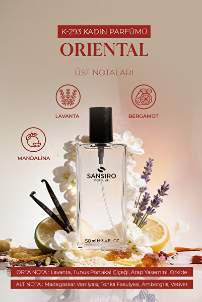 Sansiro K-293 Kadın Parfüm 50ml Edp