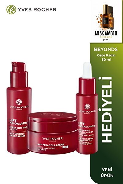 Yves Rocher Dolgunlaştırıcı Serum - Bakuchiol Serum - Yüz Kremi 3'lü Sıkılaşt...