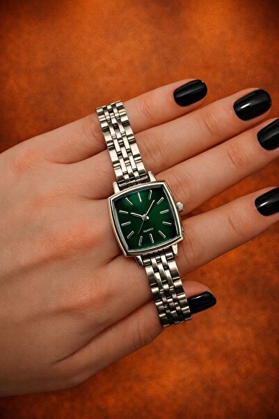 T-GOER MİNİMAL KARE KADIN KOL SAATİ BOMBELİ CAM