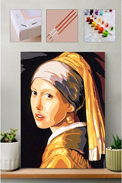 Carmen Sayılarla Boyama Seti - Inci Küpeli Kız