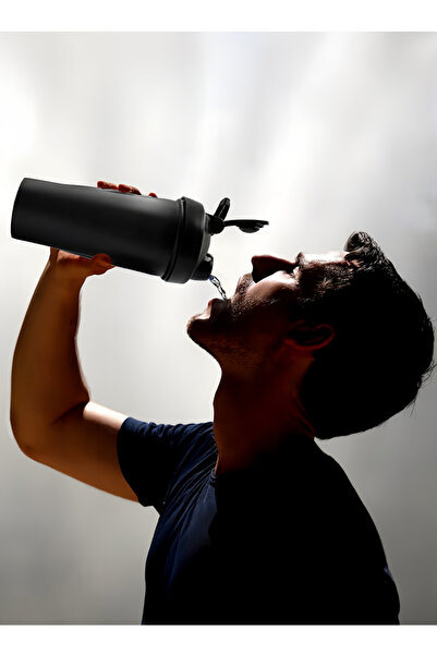 leon زجاجة خلط البروتين 600-700 مل، مانعة للتسرب مع كرة خلط من الفولاذ المقاو...