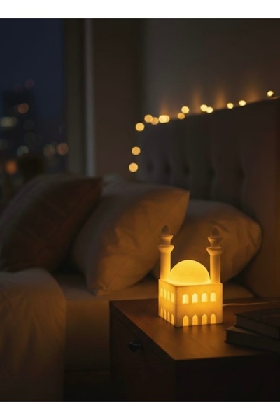 Katmanatolye Ramazan Özel Mini Cami Dekoru | 3D Baskı Masa Süsü
