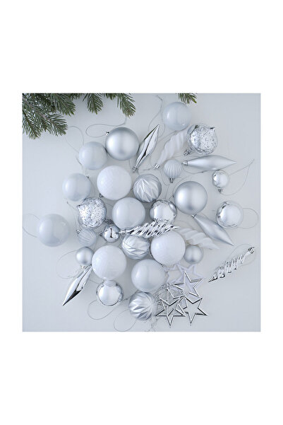 KOÇTAŞ 40'lı Karışık Süs Gümüş