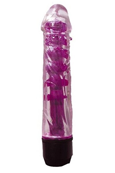 Ultra Gerçekçi Yumuşak Jel Dokulu 17 Cm Dildo Güçlü Titreşimli Penis Vibratör
