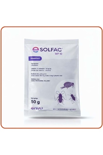 Bayer -Envu Solfac WP 10 Toz Haşere Öldürücü | 50 Gram