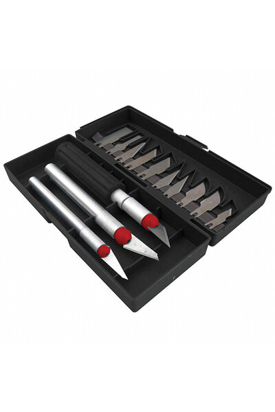 KOÇTAŞ 13 Parça Hobi Maket Bıçağı Seti